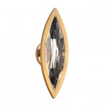  S8517-700R - Marchesa 17in 120/277V LED Wall Sconce in Aged Brass with Radiance Crystal Dust